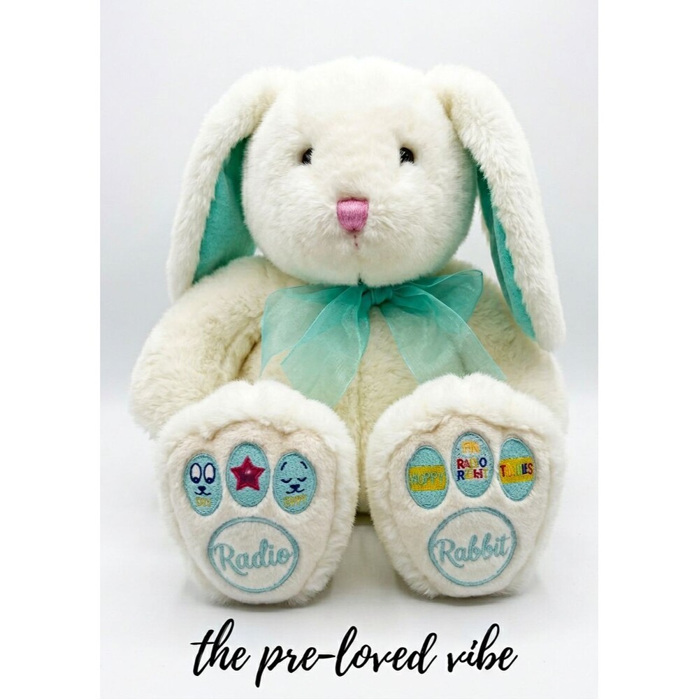 Radio Bunny Rabbit  Stuffed Animals Easter 12" Toy